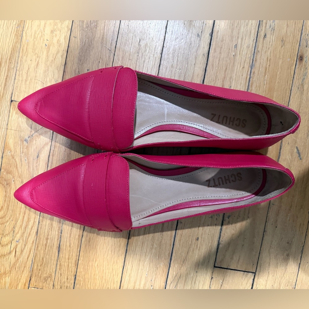 SCHUTZ Women's Vibrant Pink Flats